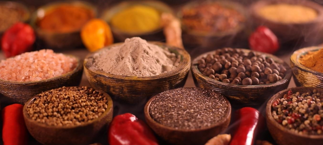 Spices, healthy food, nutrition, living food, start